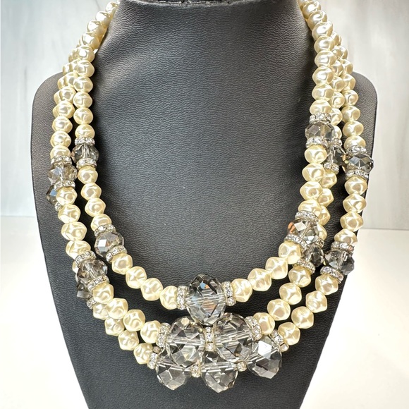 K By Design Diva Collection Baroque Pearl Statement Necklace - Picture 7 of 8